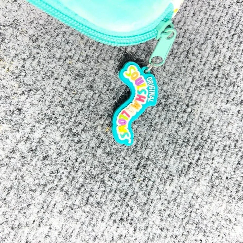 Squishmallows Owl Plush Pencil Case‎ Teal Blue Multi Character Travel Organizer